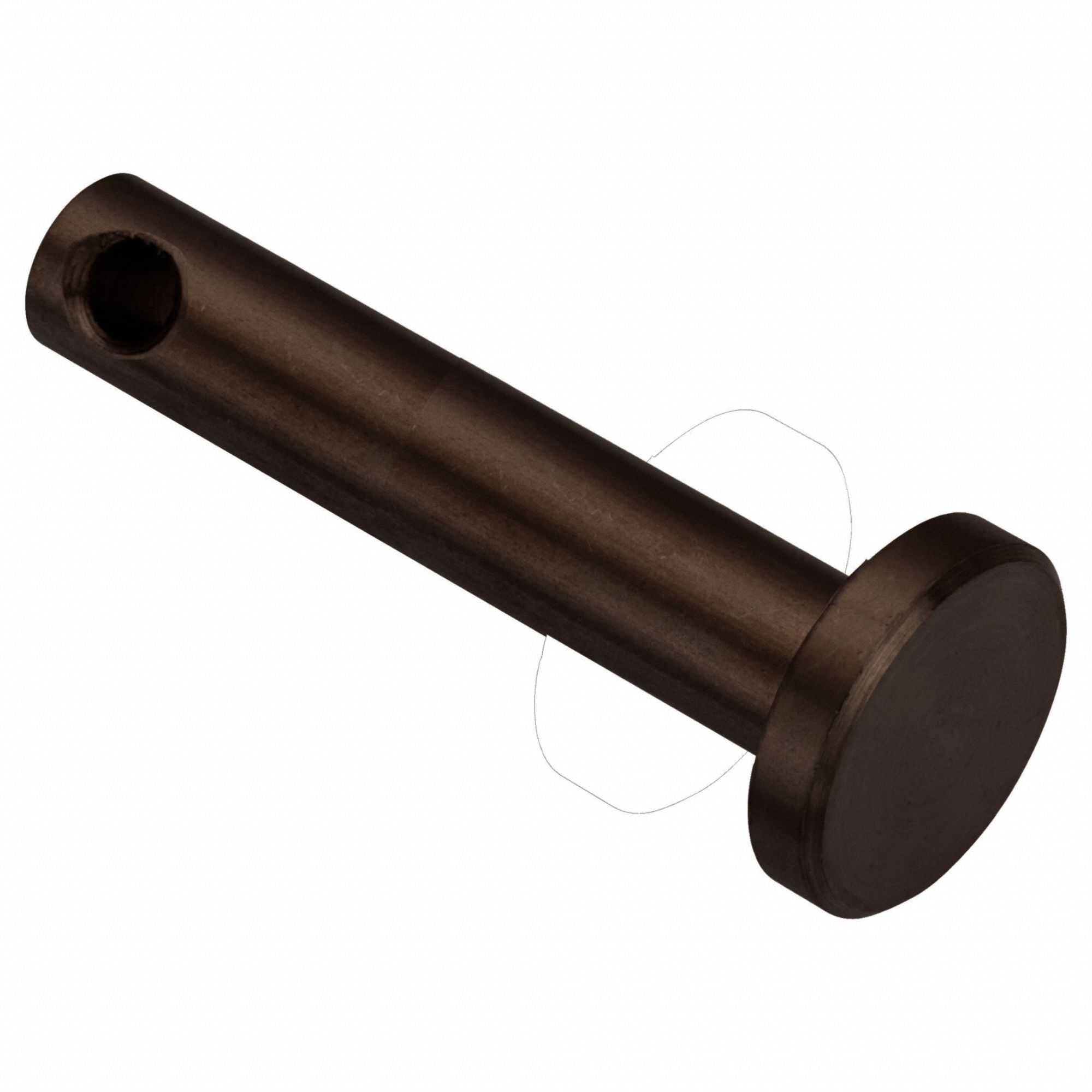 Clevis Pin: Inch, 1/8 in Pin Dia, 7/8 in Shank Lg, Precision Clevis Pin, Stainless Steel, 18-8