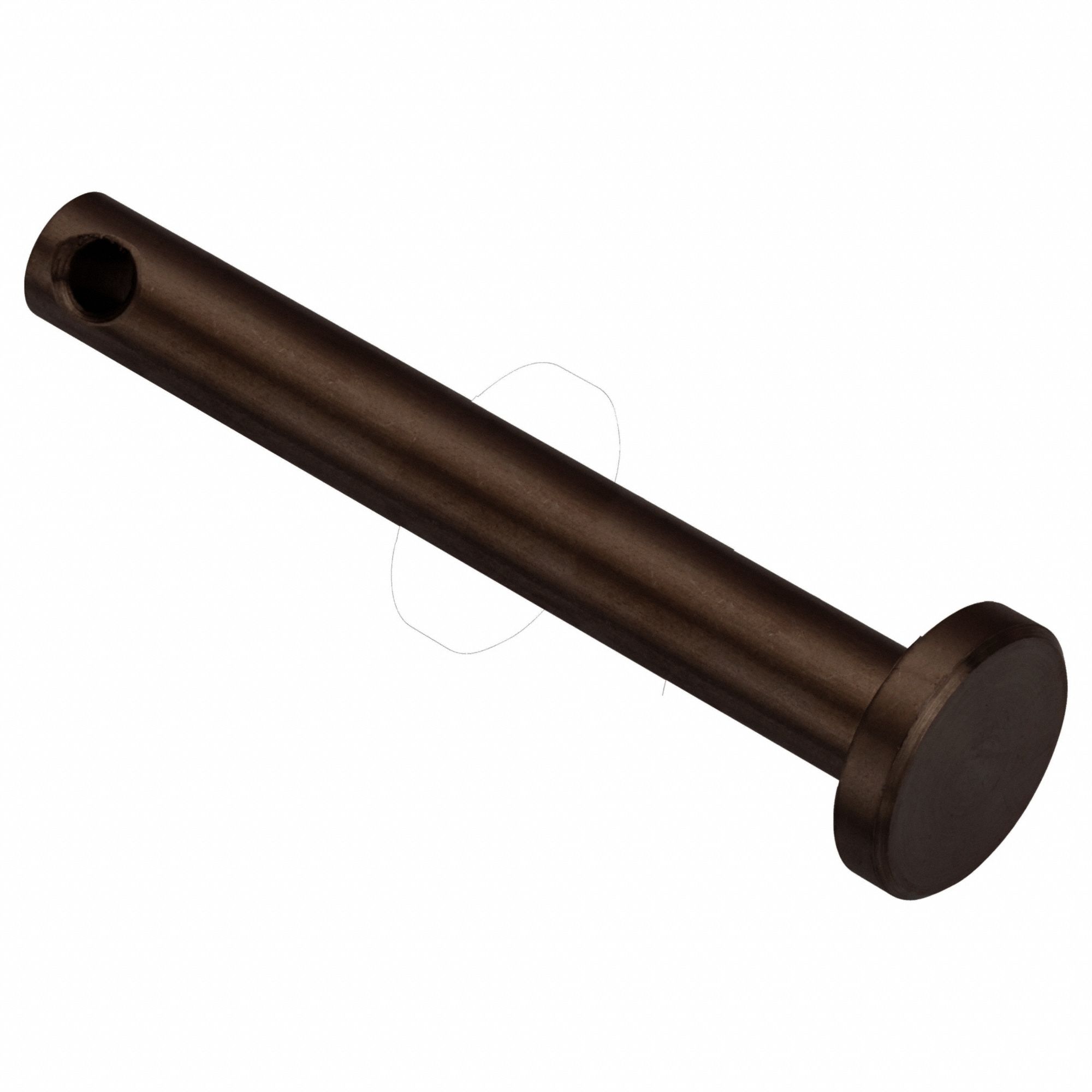 Clevis Pin: Inch, 1/8 in Pin Dia, 1 1/4 in Shank Lg, Precision Clevis Pin, Stainless Steel, 18-8