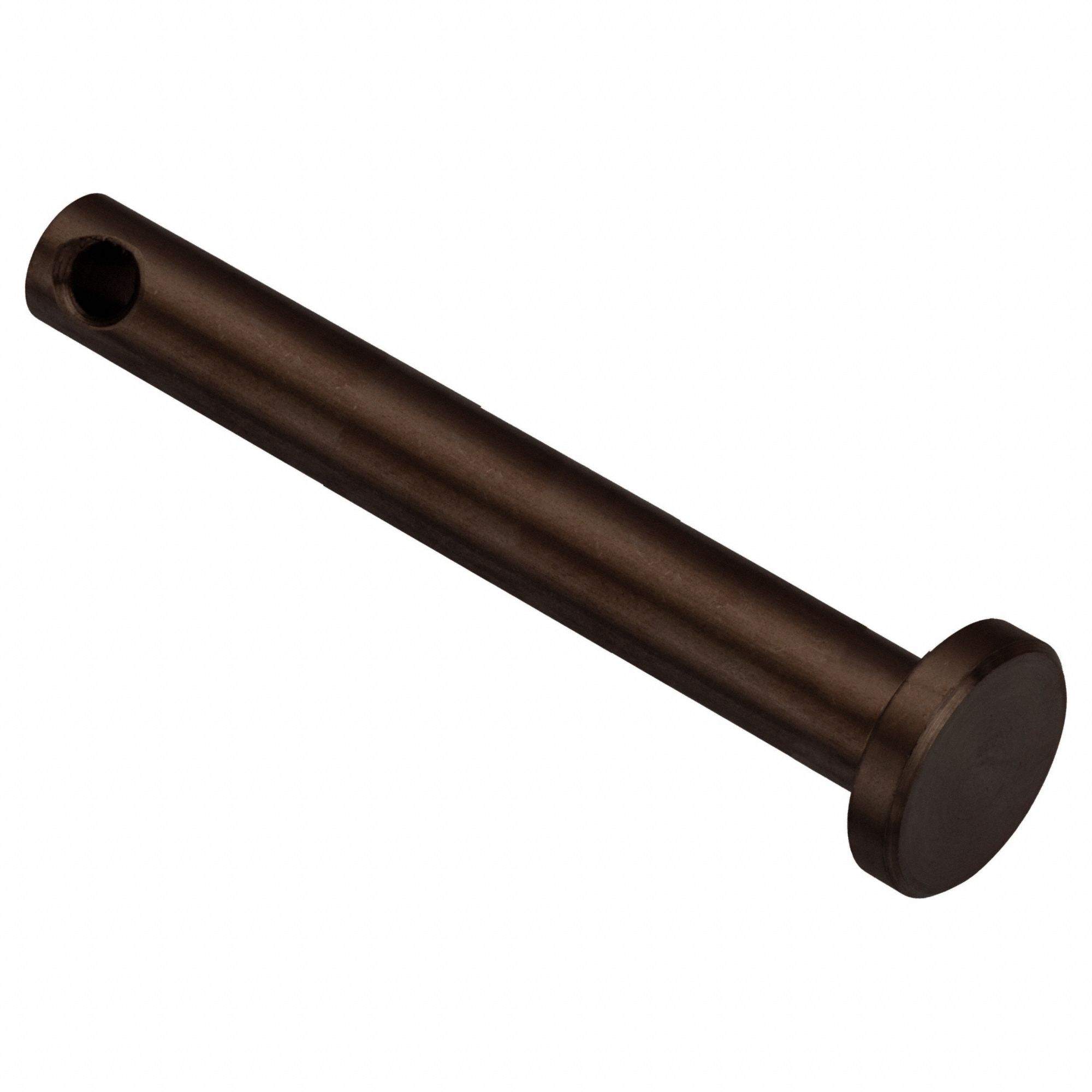 Clevis Pin: Inch, 3/16 in Pin Dia, 1 in Shank Lg, Precision Clevis Pin, Stainless Steel, 18-8