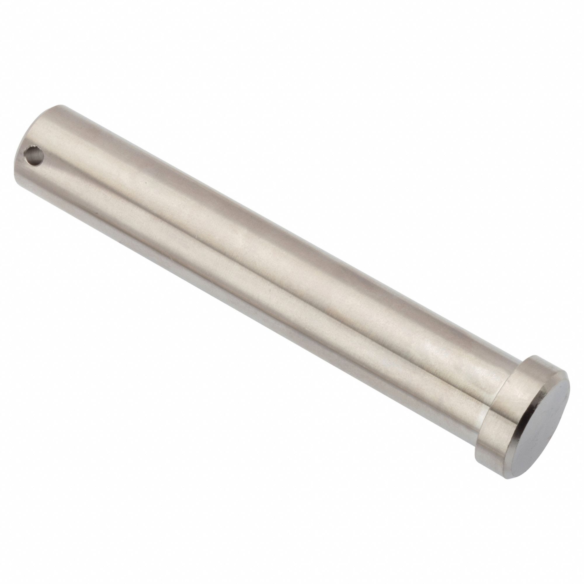 Clevis Pin: Inch, 3/4 in Pin Dia, 4 1/2 in Shank Lg, Precision Clevis Pin, Stainless Steel, 18-8