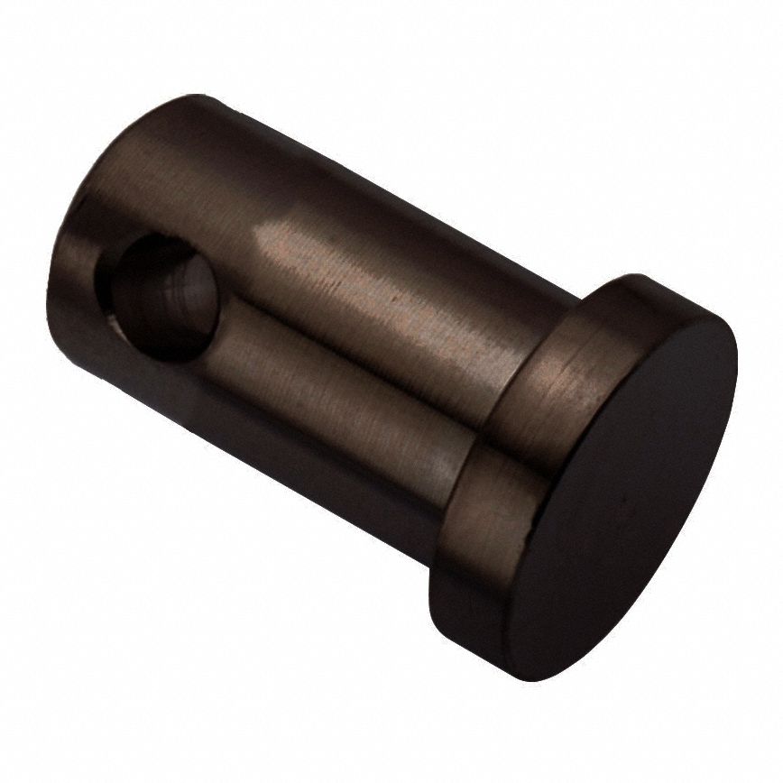 Clevis Pin: Inch, 3/8 in Pin Dia, 3/4 in Shank Lg, Precision Clevis Pin, Stainless Steel, 18-8