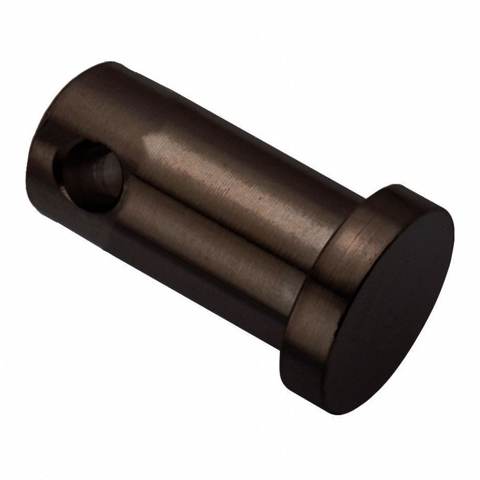 Clevis Pin: Inch, 3/8 in Pin Dia, 7/8 in Shank Lg, Precision Clevis Pin, Stainless Steel, 18-8