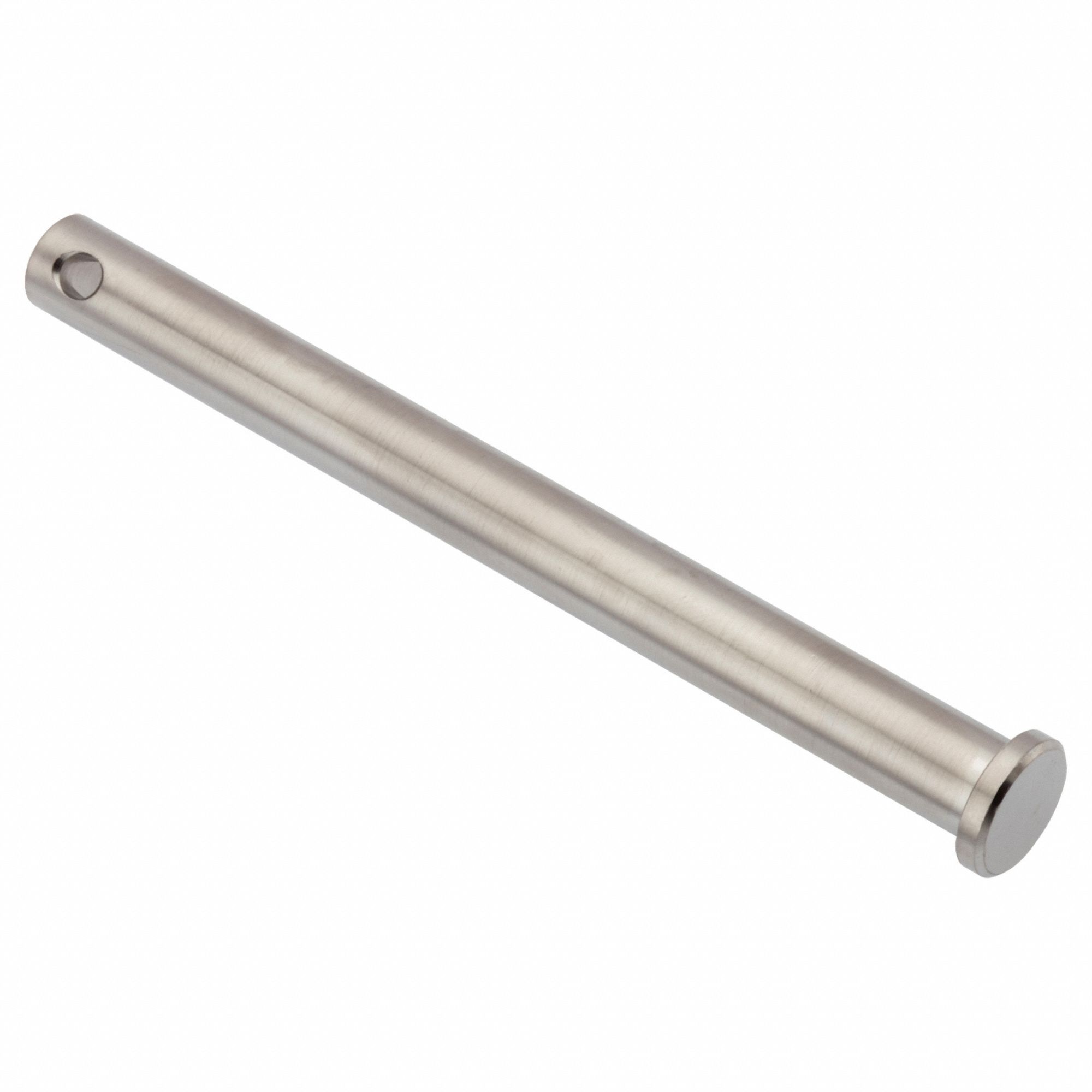 Clevis Pin: Inch, 5/16 in Pin Dia, 3 1/2 in Shank Lg, Precision Clevis Pin, Stainless Steel, 18-8