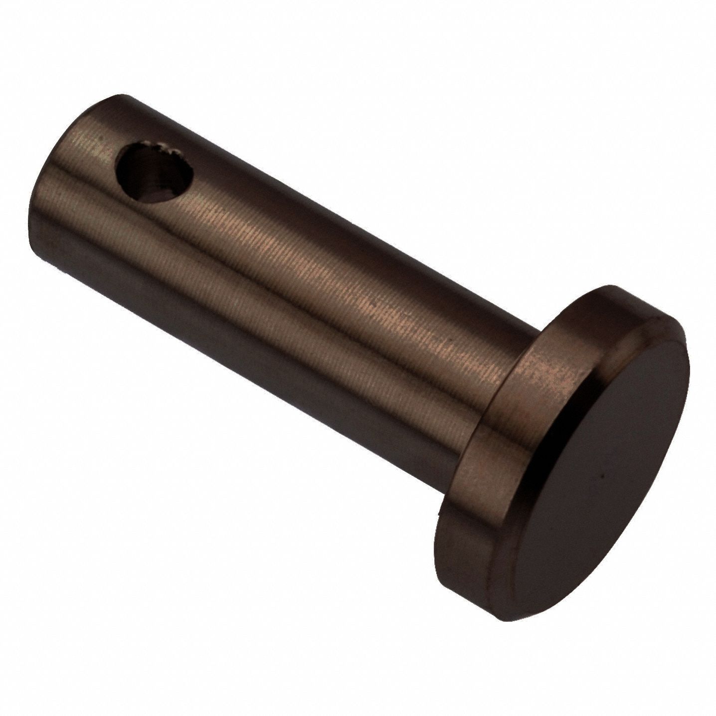 Clevis Pin: Metric, 12 mm Pin Dia, 30 mm Shank Lg, Precision Clevis Pin, Stainless Steel, 18-8