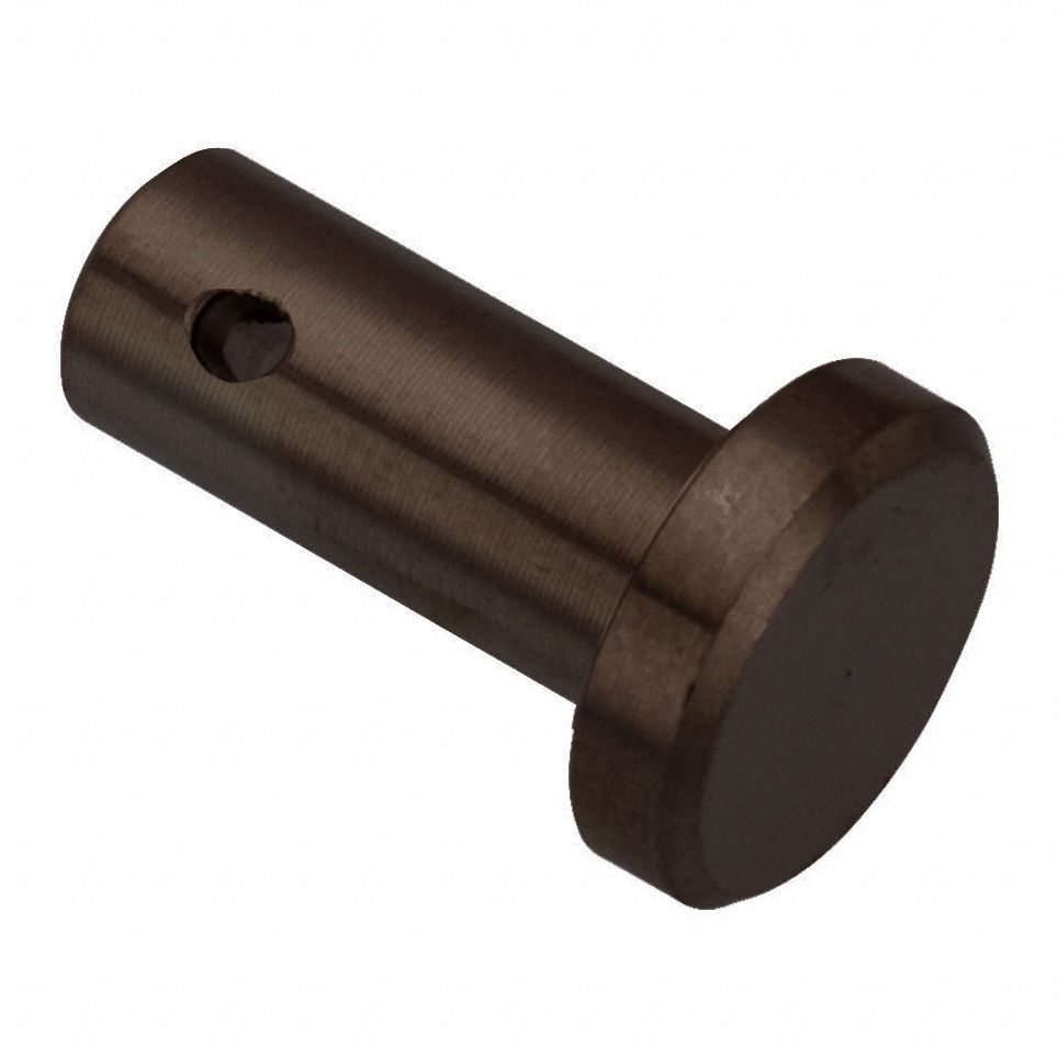 Clevis Pin: Metric, 8 mm Pin Dia, 20 mm Shank Lg, Precision Clevis Pin, Stainless Steel, 18-8