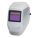 WELDING HELMET, SOLAR, AUTO DARKENING FILTER 9-13, 0.15 MICROSECONDS, SILVER, 10.20 IN