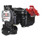 FUEL TRANSFER PUMP, ROTARY VANE, AUTOMATIC NOZZLE, 120 V, 1/2 HP, 37 GPM, 16 X 10 X 15 IN, CAST IRON