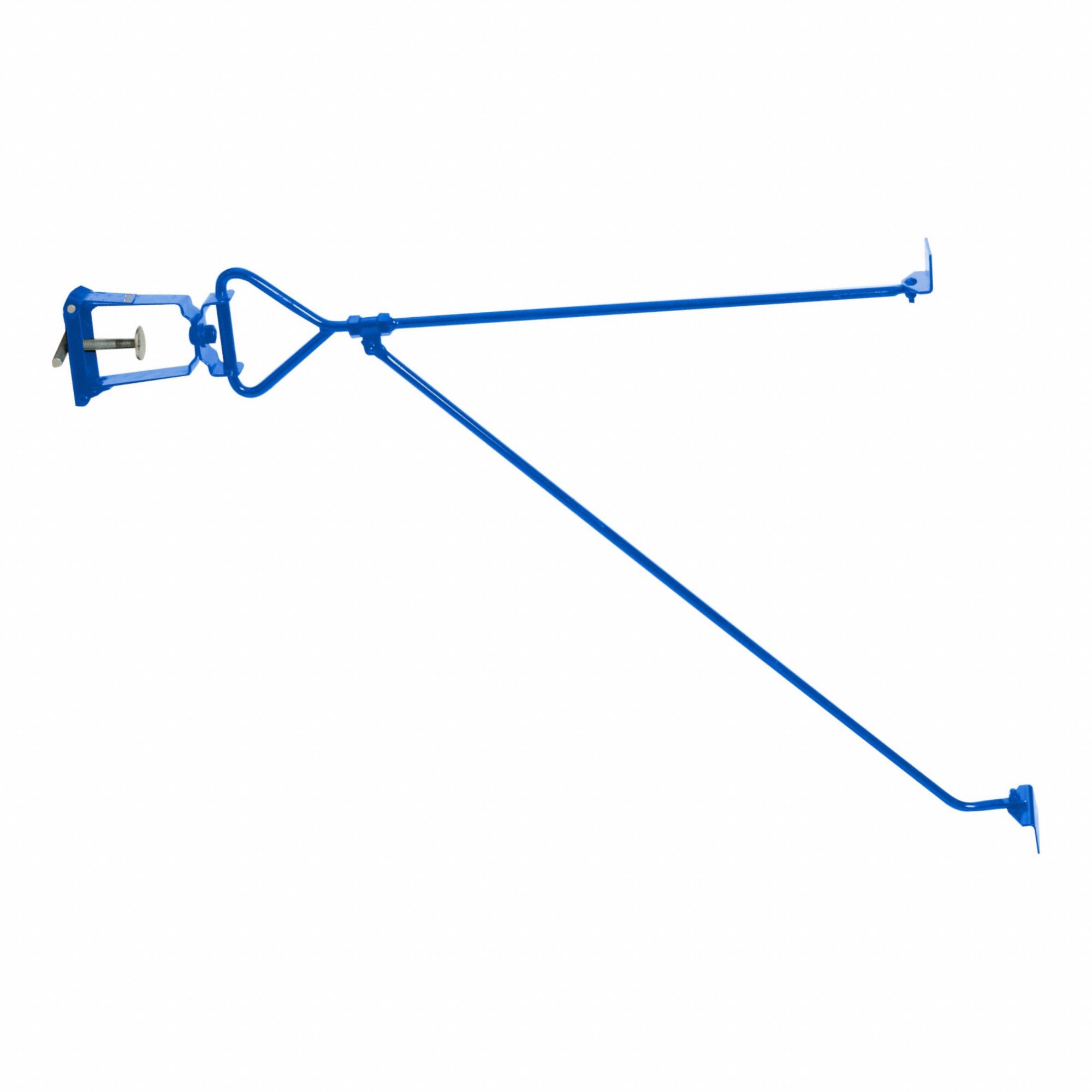 Pump Jack Scaffold Brace: Brace, 3.5 in Overall Ht, 6.5 in Overall Wd, 54 in Overall Dp