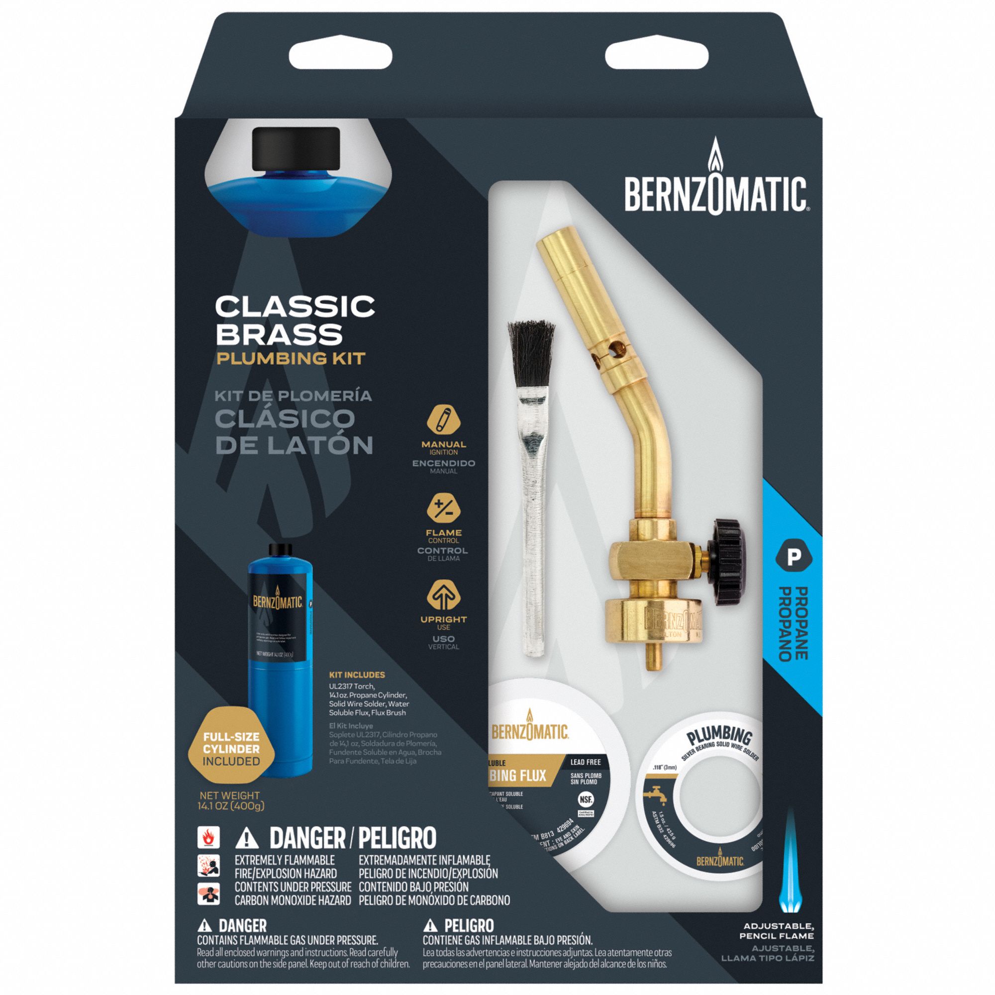 Bernzomatic Torch Kit Pencil External Lighter Adj Flame Fixed Tip 33v974 Pk1001 Grainger