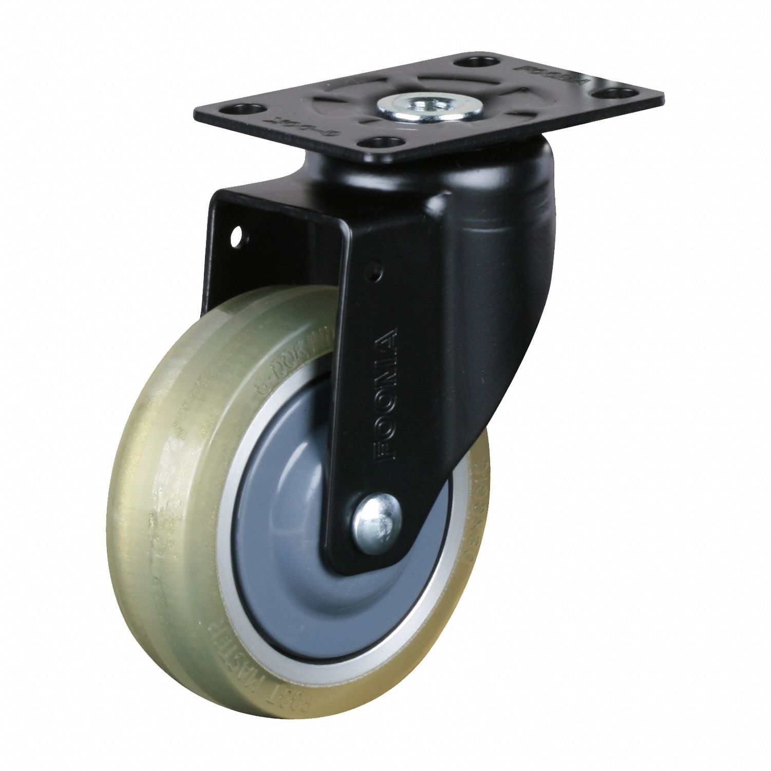 FOOT MASTER, 125 mm Wheel Dia., 264 lb, Plate Caster - 819UC2|PL-125 ...