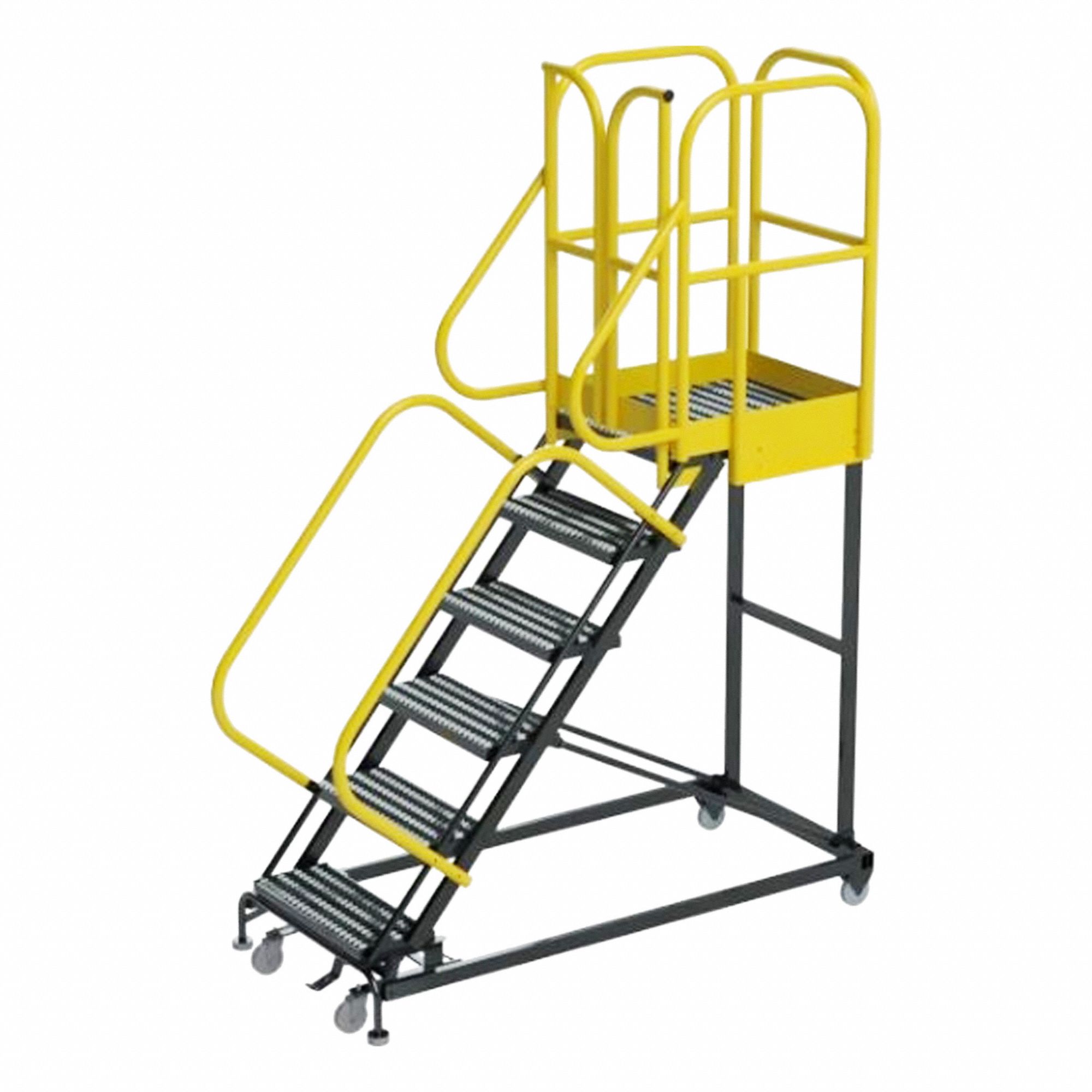 BALLYMORE, 60 in Platform Ht, Assembled, Rolling Ladder - 879EV5 ...