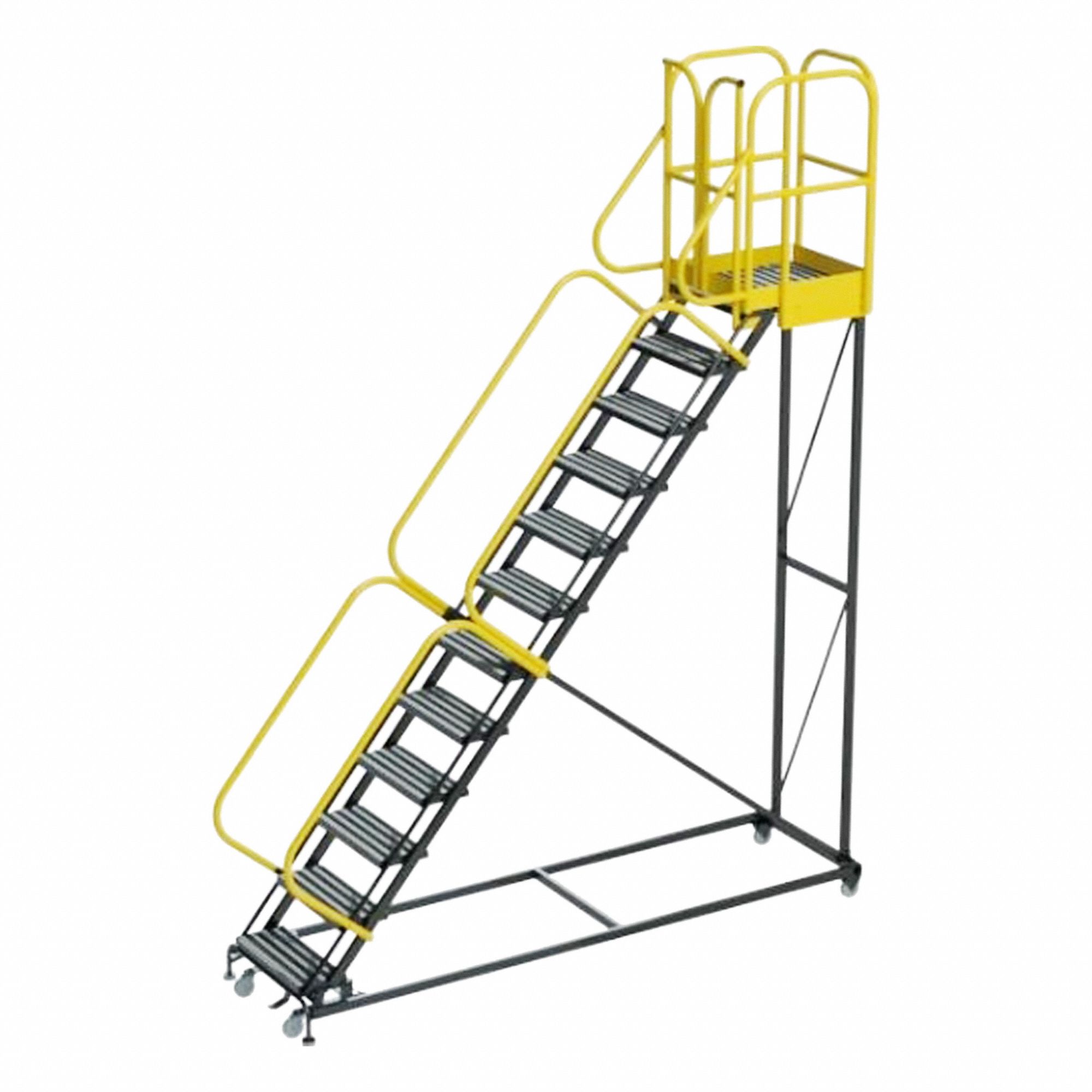 BALLYMORE, 120 in Platform Ht, Assembled, Rolling Ladder - 879EW1 ...