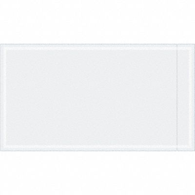 Document Envelope: 5 1/2 in Outside Ht, 10 in Outside Lg, Clear, 1, 000 PK