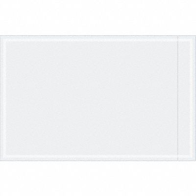 Document Envelope: 5 1/8 in Outside Ht, 8 in Outside Lg, Clear, 1, 000 PK