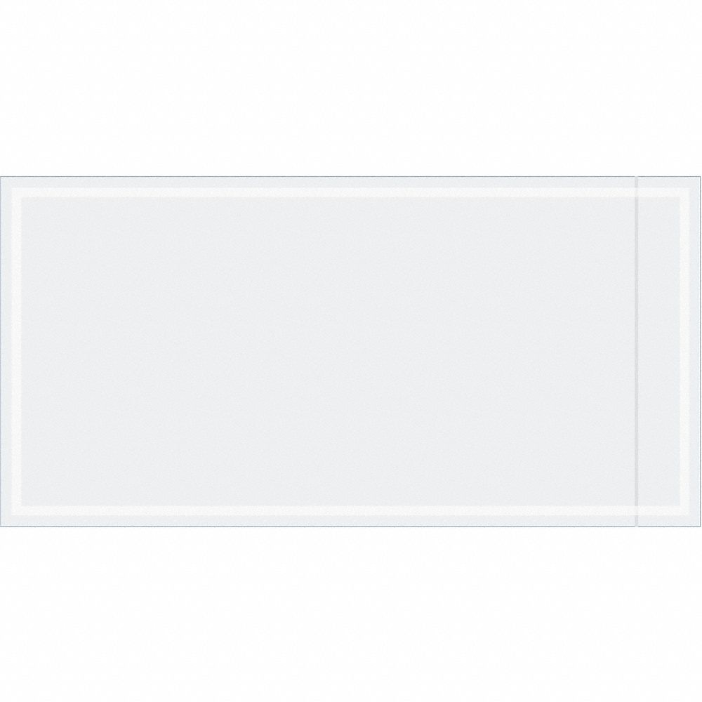 Packing List Envelopes: 12 in Outside Ht, 6 in Outside Lg, Clear, 1, 000 PK