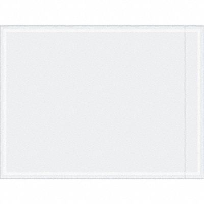 Document Envelope: 4 1/2 in Outside Ht, 6 in Outside Lg, Clear, 1, 000 PK