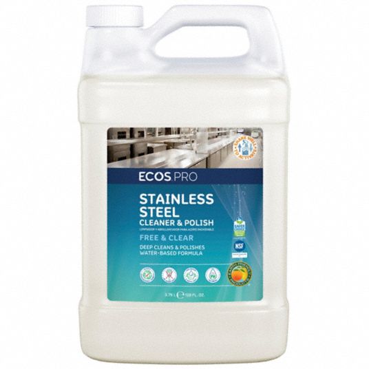 Ecos Pro PL9330/04 Metal Cleaner and Polish,1 gal,Jug