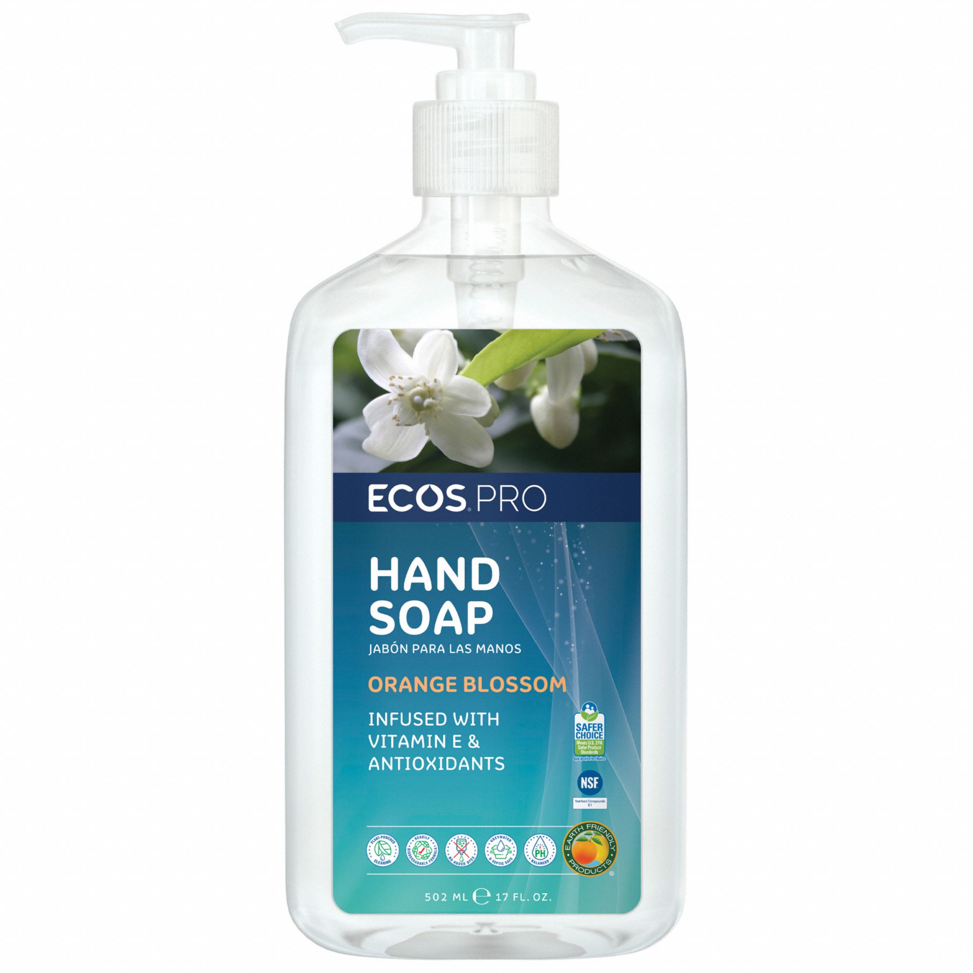 ECOS PRO, Liquid, 17 oz, Hand Soap 800WM1PL9484/6 Grainger