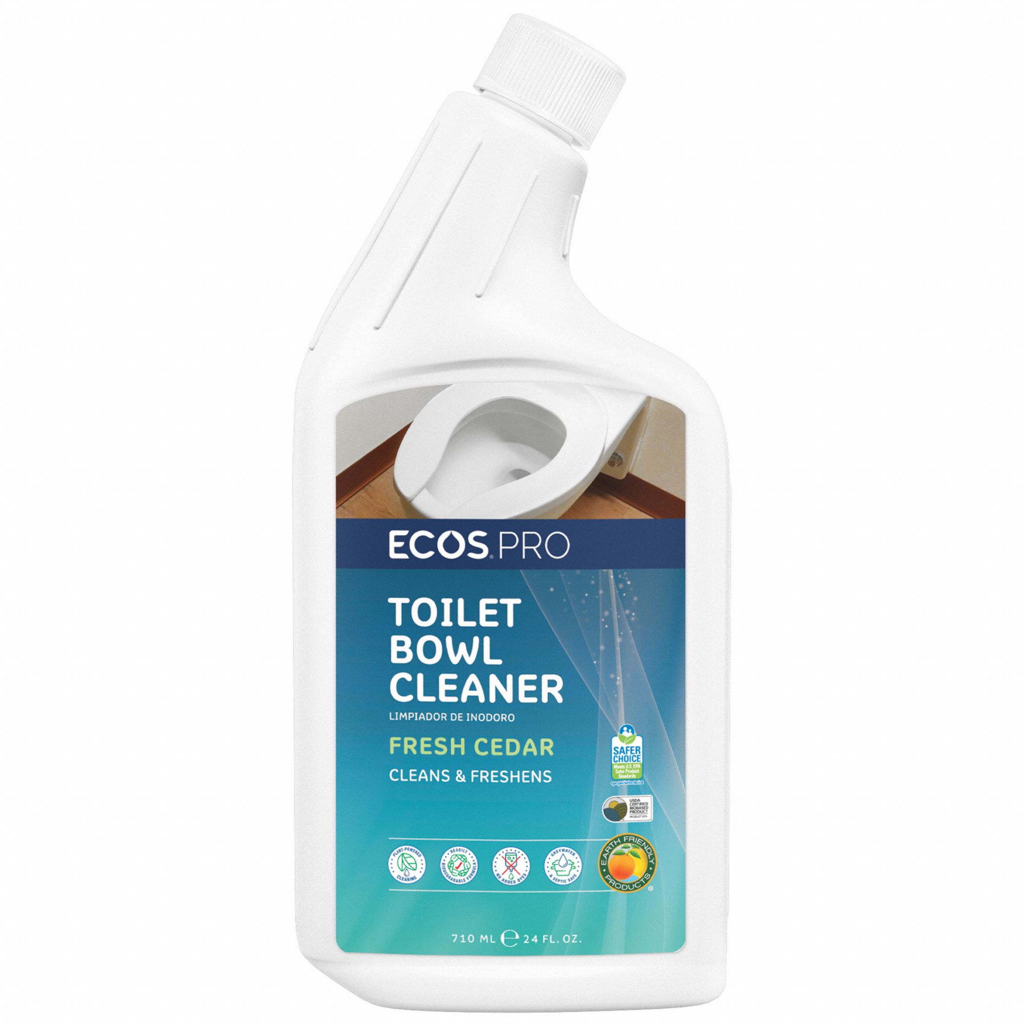 ECOS PRO, Bottle, 24 oz Container Size, Toilet Bowl Cleaner 800WN3