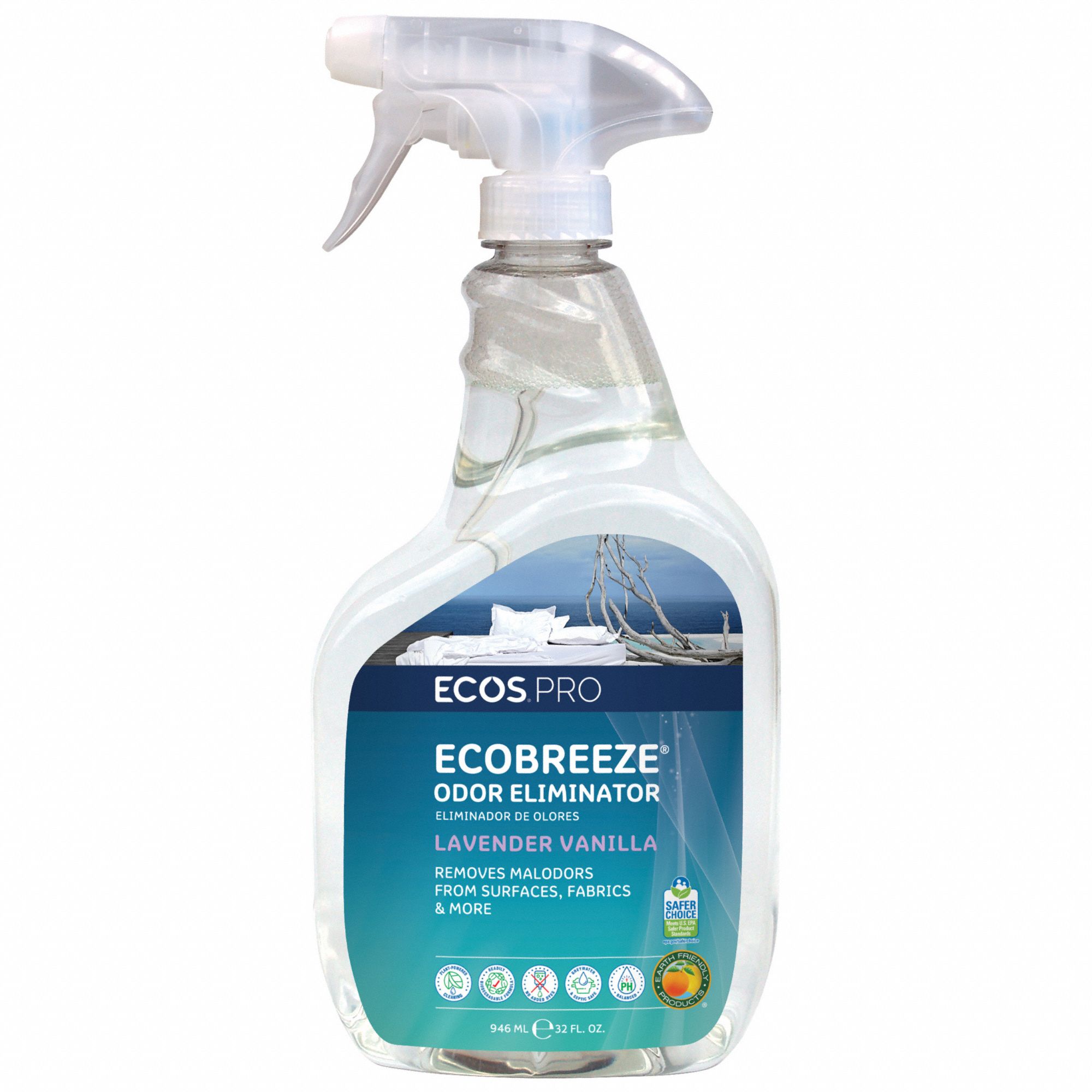 ECOS PRO, Trigger Spray Bottle, 32 oz Container Size, Odor Eliminator
