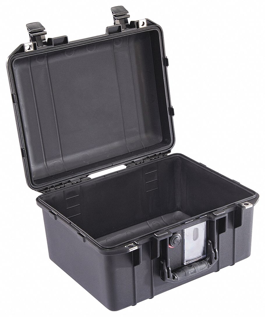 PROTECTIVE CASE, O-RING, BLACK, 16 7/8 X 14 7/64 X 9 17/64 IN, PP/HPX POLYMER/PUR