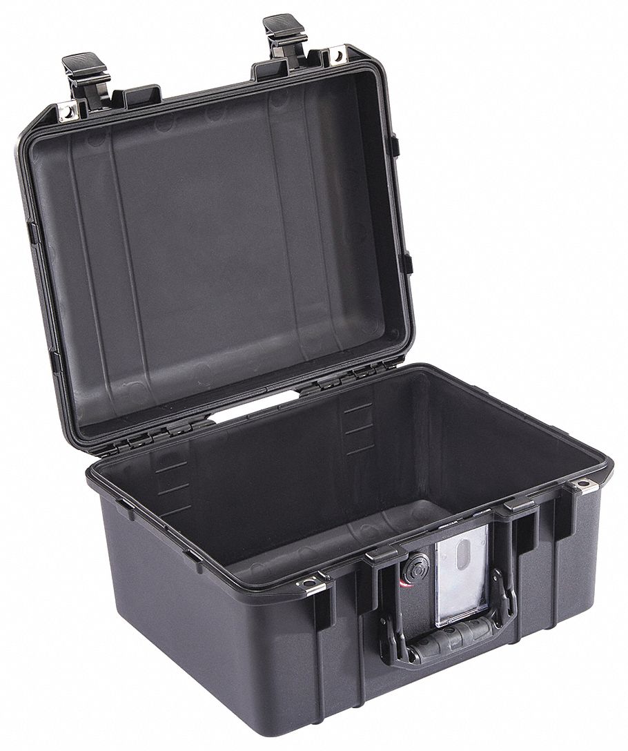 PROTECTIVE CASE, WITH FOAM, O-RING, BLACK, 16 7/8 X 14 7/64 X 9 17/64 IN, PP/HPX POLYMER/PUR