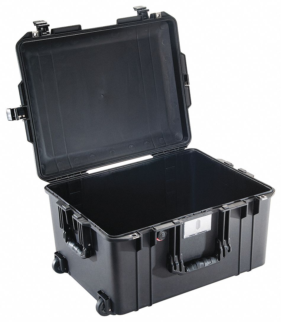 PROTECTIVE CASE, AIR, NO FOAM, TELESCOPIC HANDLE, BLACK, 24 1/8 X 16 51/64 X 13 1/4 IN, HPX/PP