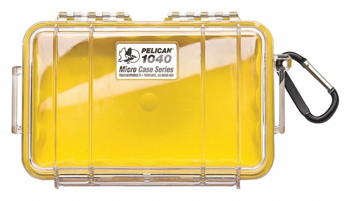 PELICAN MICRO CASE 19.1x12.9x5.4CM, CLR YLW - Protective Equipment ...