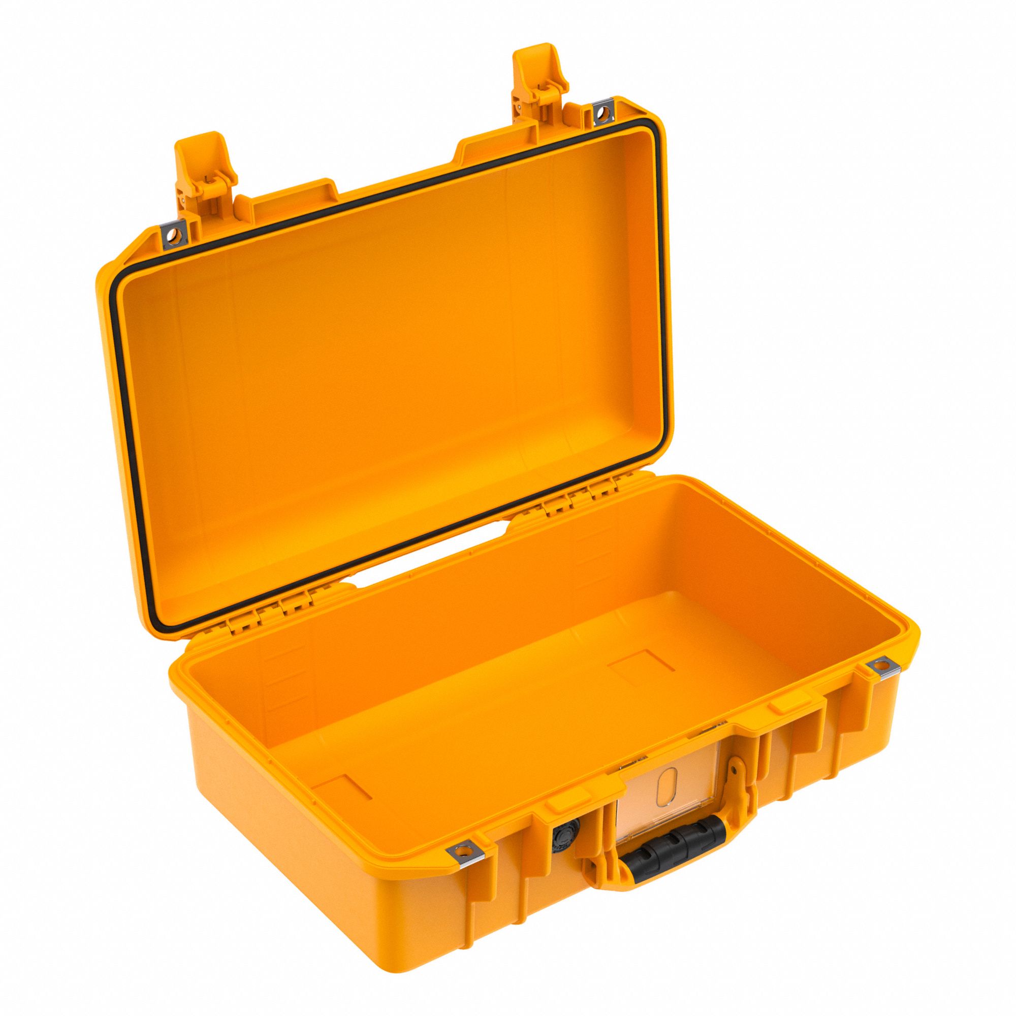 PROTECTIVE CASE, AIR, NO FOAM, PURGE VALVE, BUSINESS CARD HOLDER, YELLOW, 19.17 X 12.80 IN, POLYMER