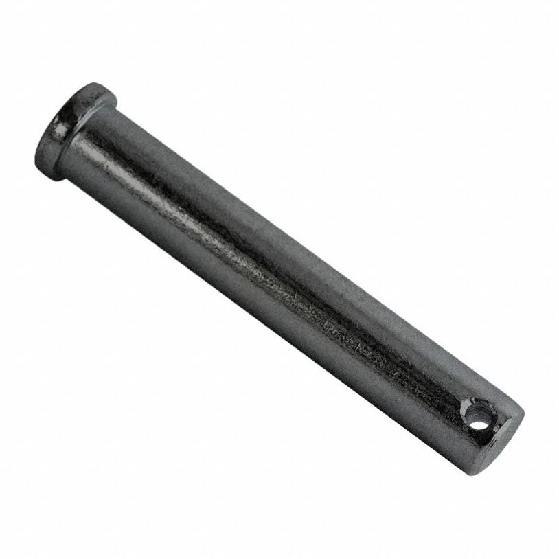 Clevis Pin: Inch, 3/4 in Pin Dia, 2 in Shank Lg, Std Clevis Pin, Steel, Ungraded, Plain, 10 PK