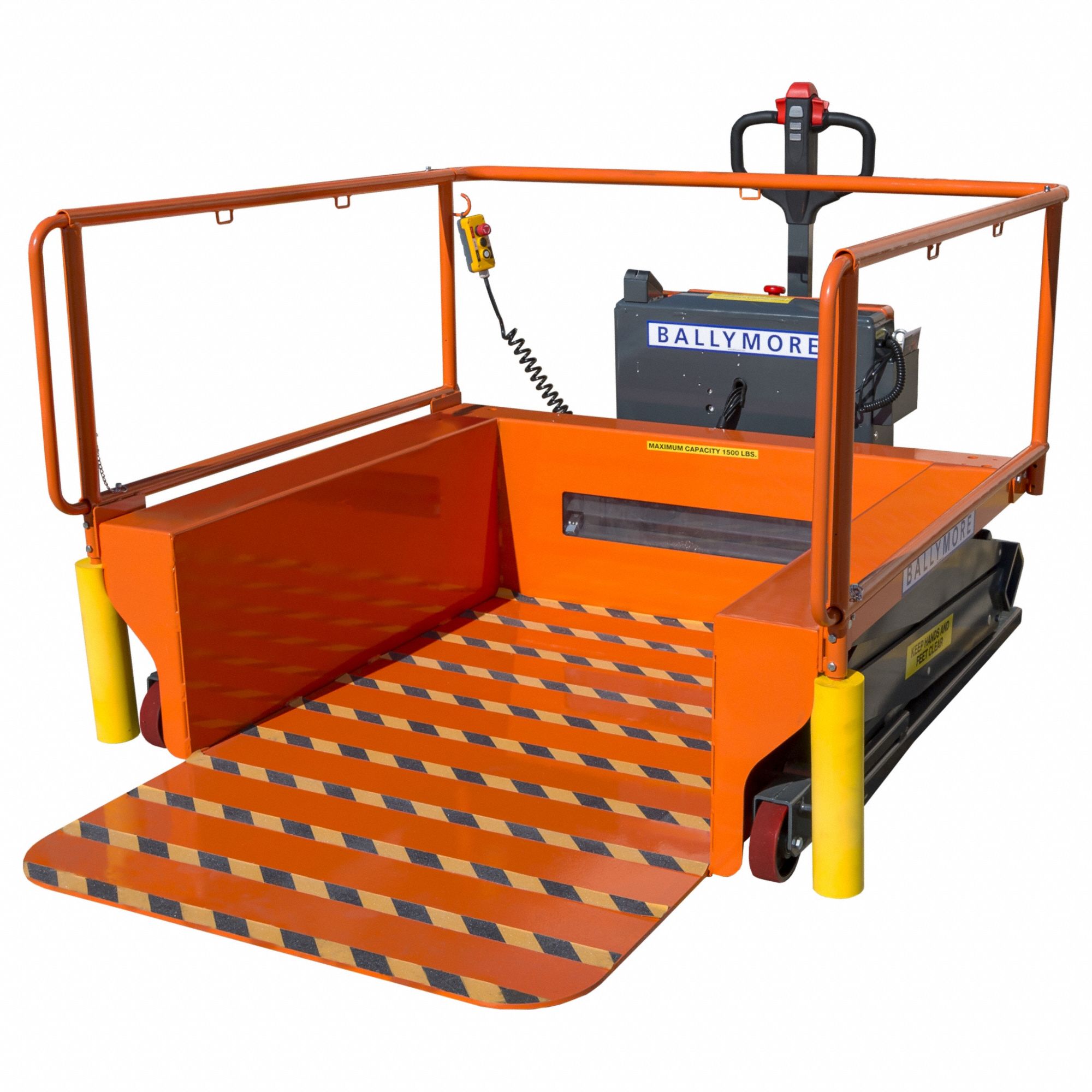 Scissor Lift Table, 1250 lb.Ld Cap., Steel