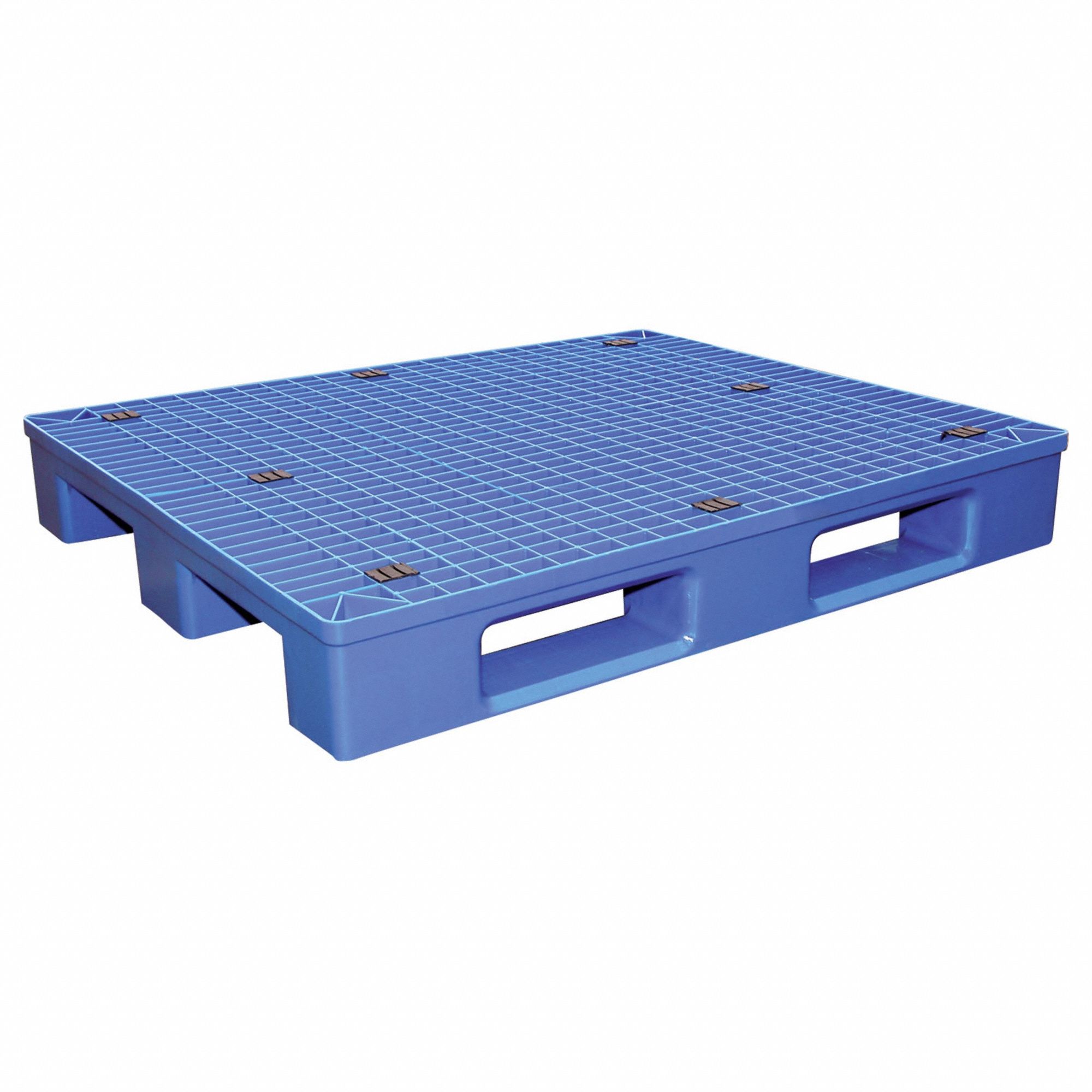 Blue Plastic Pallet,4400 lb.,48 x 40 - 44RP25|PLPS-4840 - Grainger