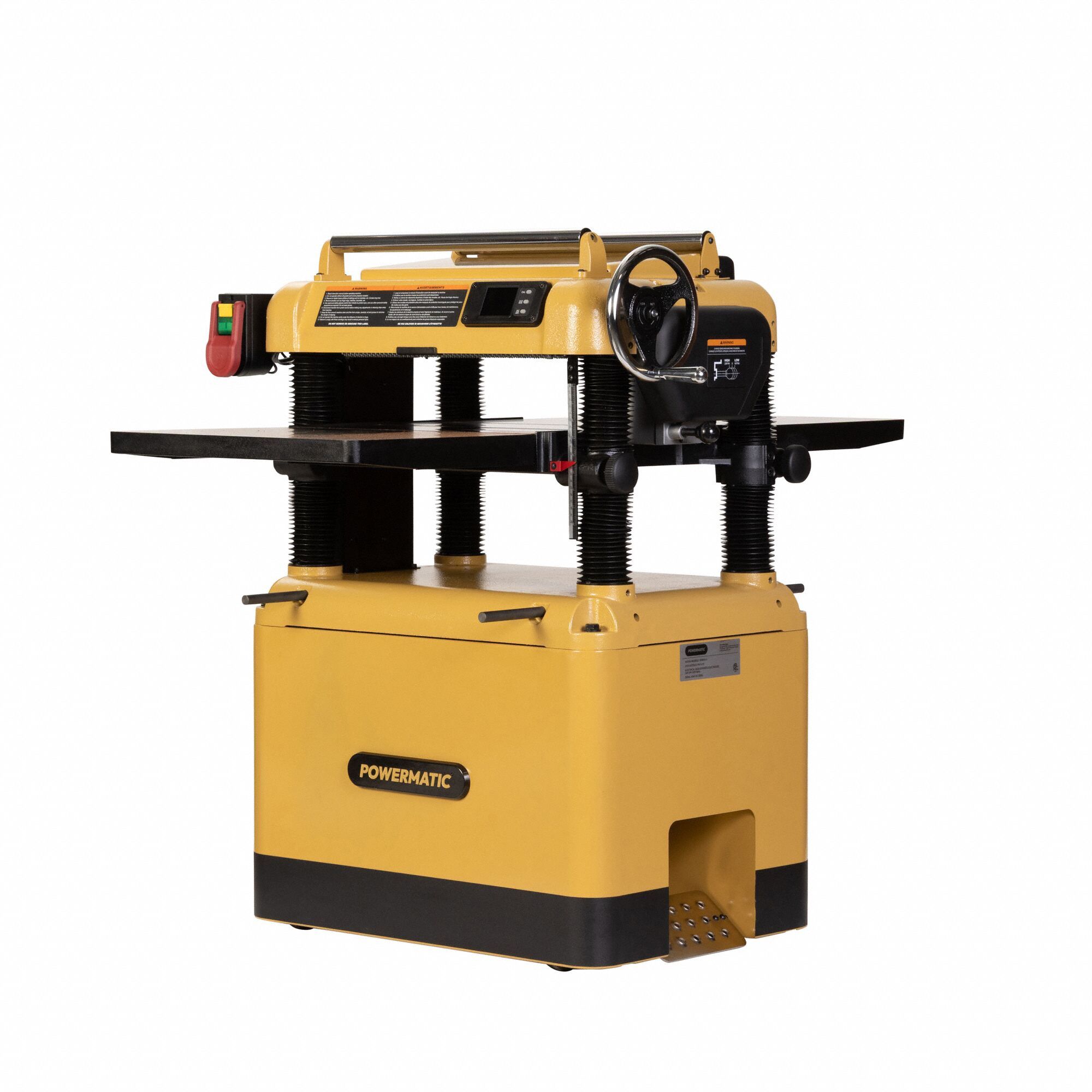Planer: Single-Phase, 40 A, 5 hp, 20 in Max. Wd, 8 in Max. Ht, 1/8 in Max. Cutting Dp