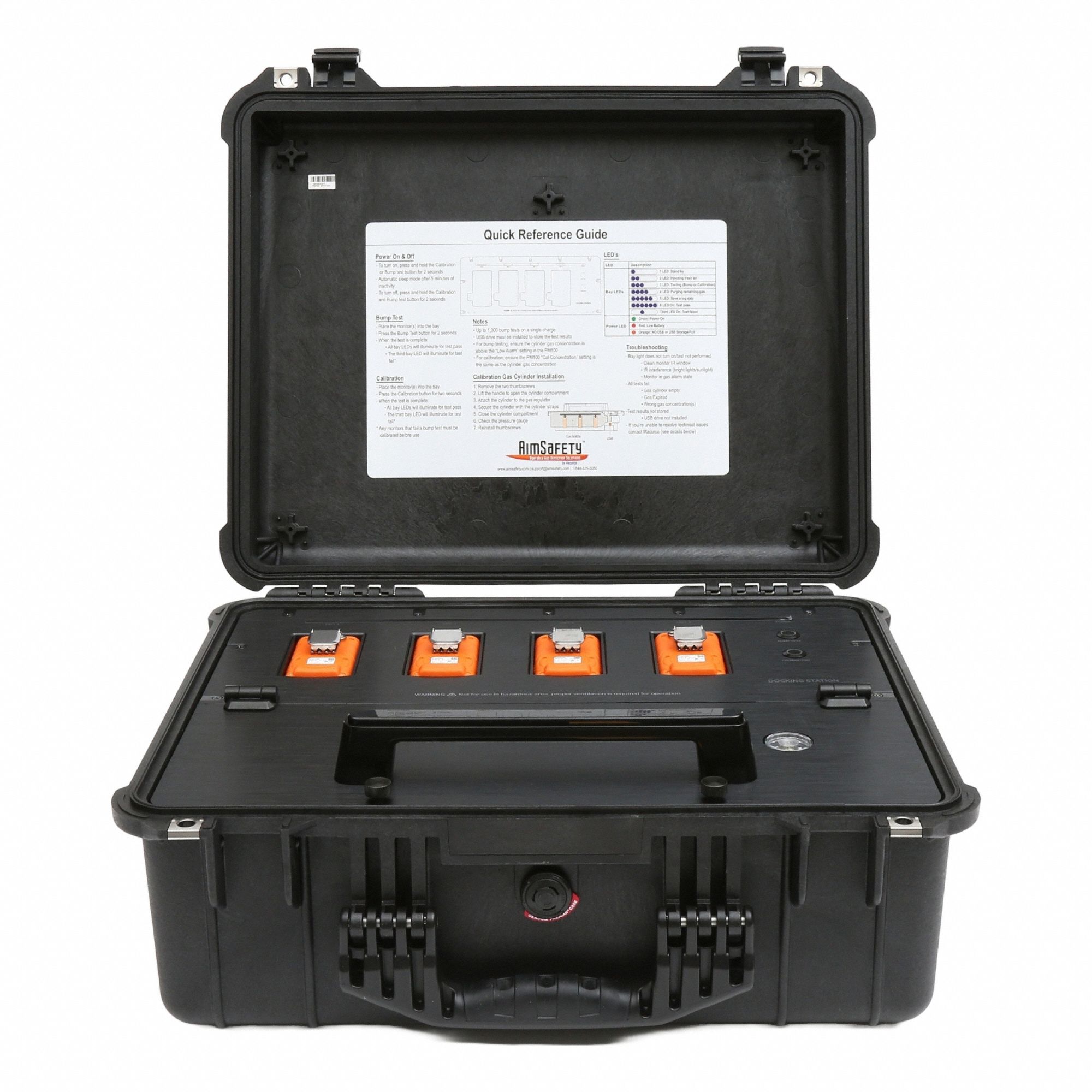 Bump Test Kit: CO/H2S/O2, Gas Not Included, Bump Test Kit