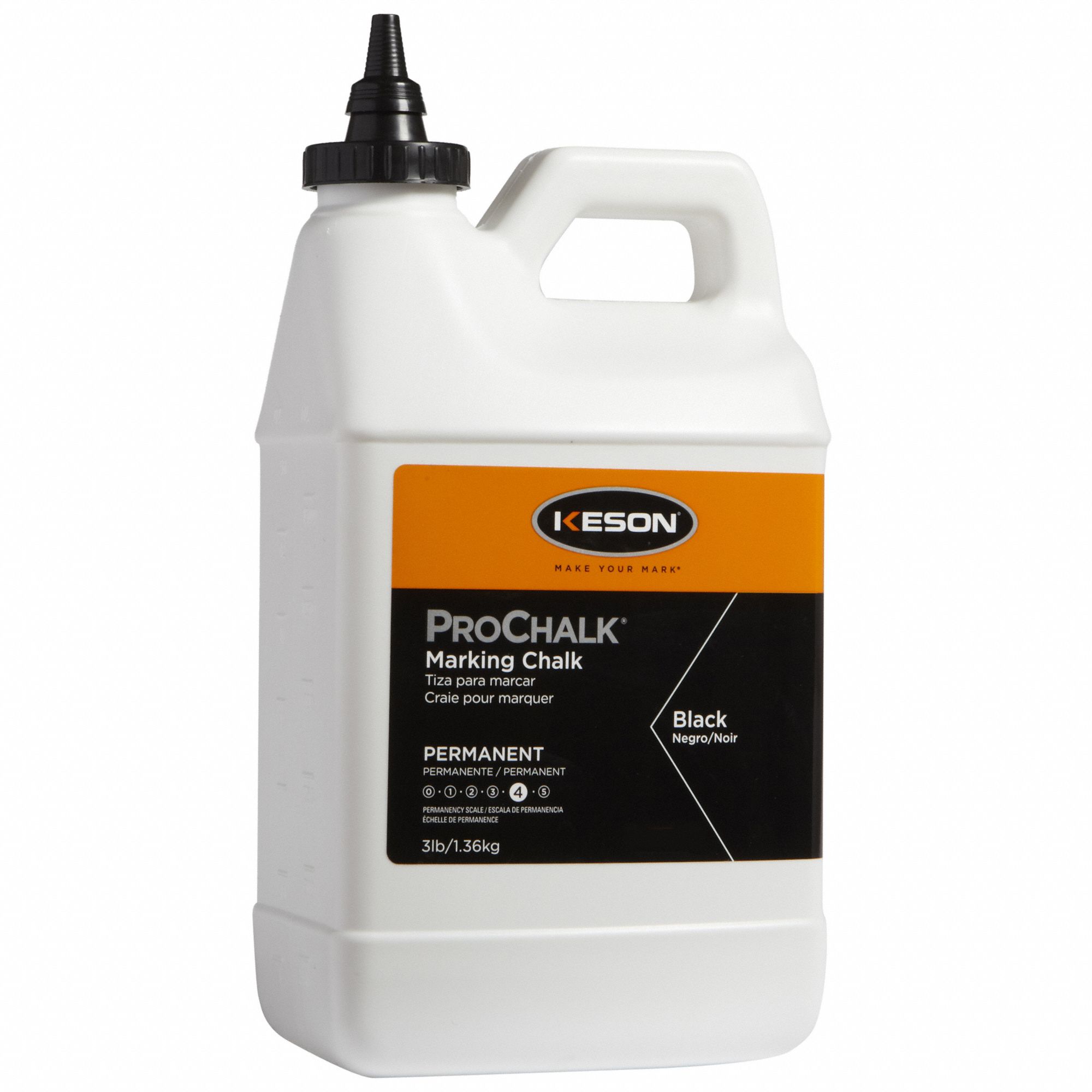 KESON, Black, Permanent, Marking Chalk Refill 4MHH1PM103BLACK Grainger