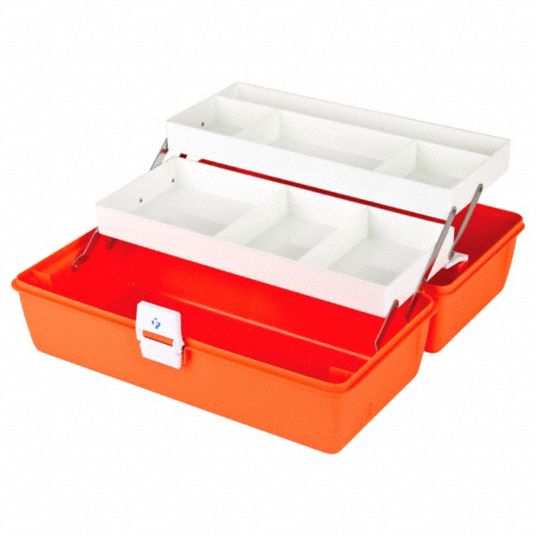 FLAMBEAU, First Aid Storage Case, Safety Orange, First Aid Storage