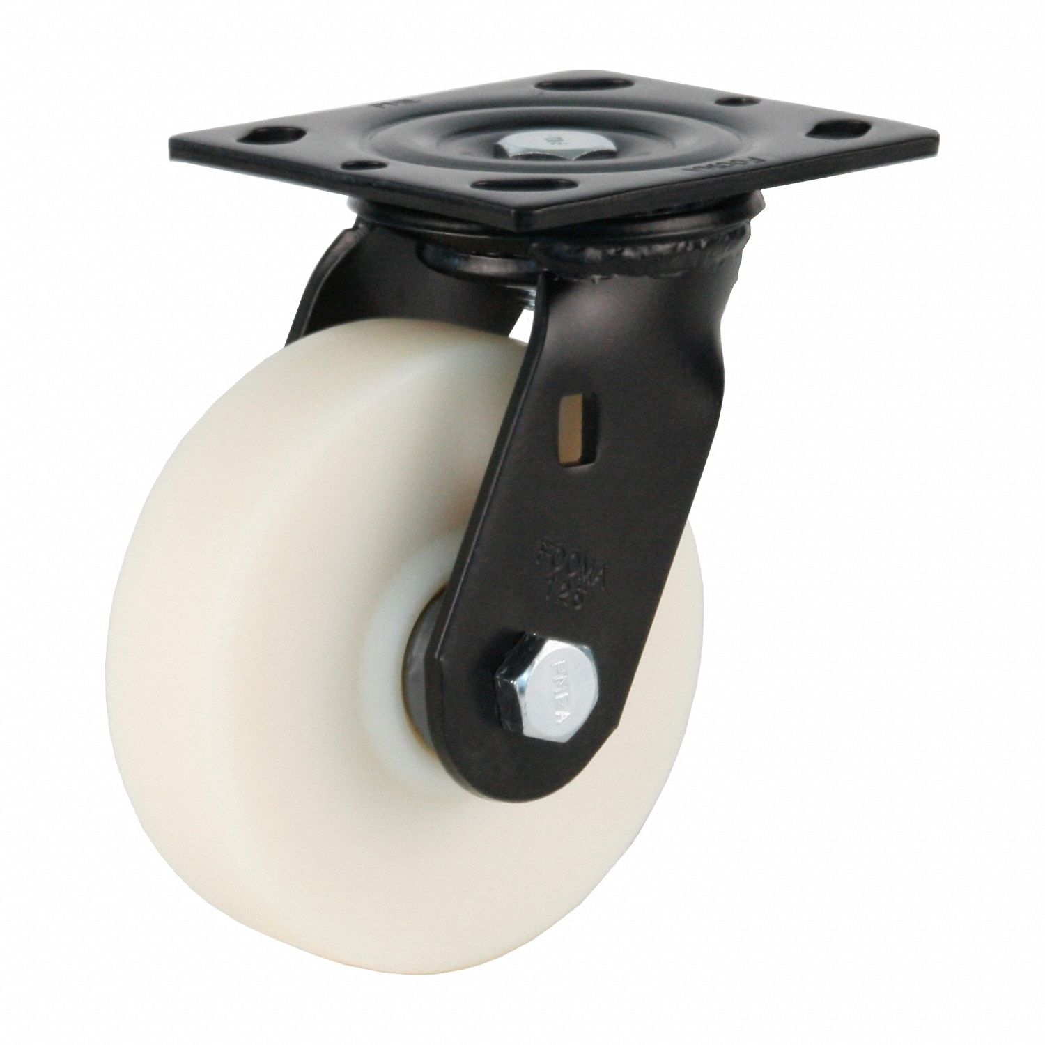 FOOT MASTER, 125 mm Wheel Dia., 881 lb, Plate Caster - 819U92|PME-125 ...