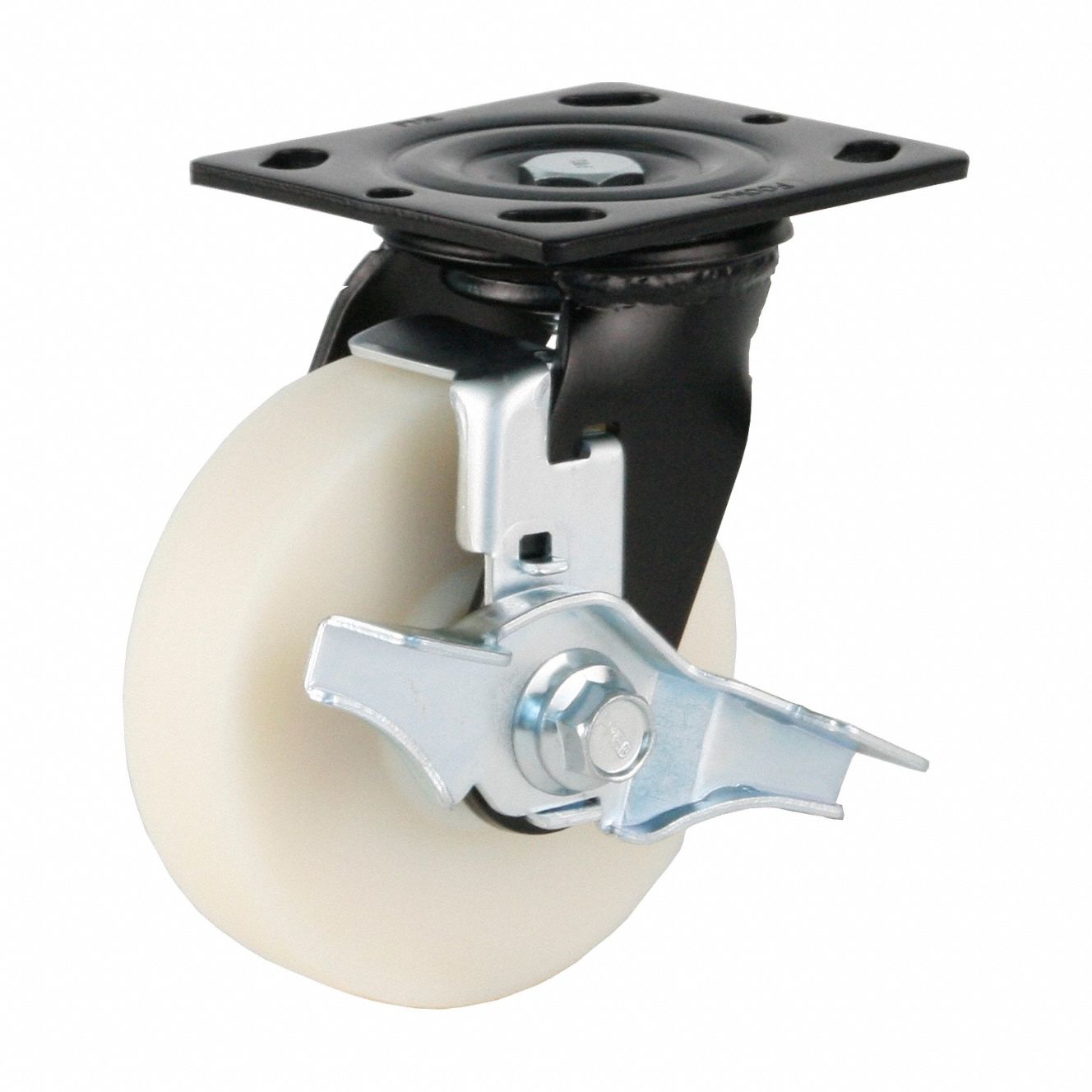 FOOT MASTER, 125 mm Wheel Dia., 881 lb, Plate Caster - 819U94|PME-125 ...