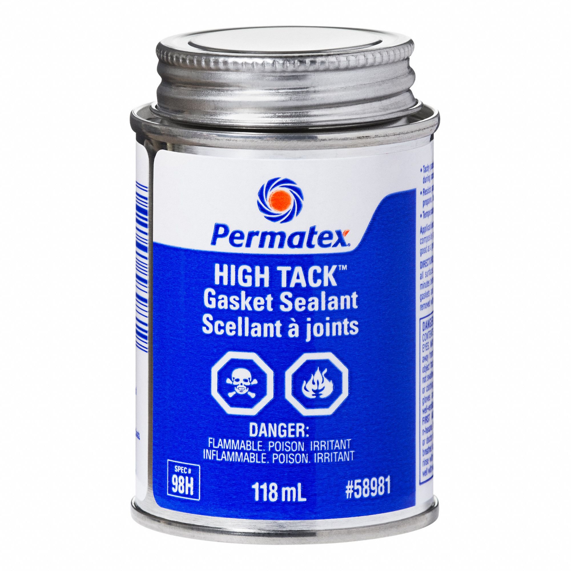 GASKET SEALANT, HIGH TACK, LIQUID, TEMP RANGE -54 TO 260 ° C, RED, 118 ML, ELASTOMERS/RESINS