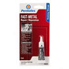 FAST-METAL REPAIR RETAINING COMPOUND, SILVER, 6 ML, 1 TO 2 HOUR CURE, 20 MIN WORK TIME