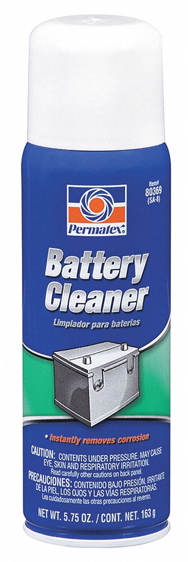 BATTERY CLEANER,SIZE 6 OZ.,AEROSOL CAN