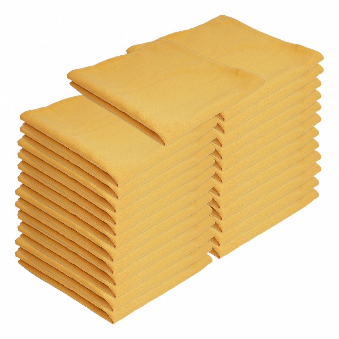 Table Linens: Gold, 20 in, Polyester