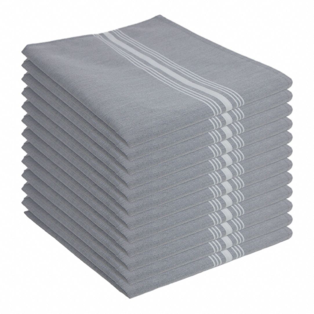 Table Linens: Gray, 18 in, Polyester