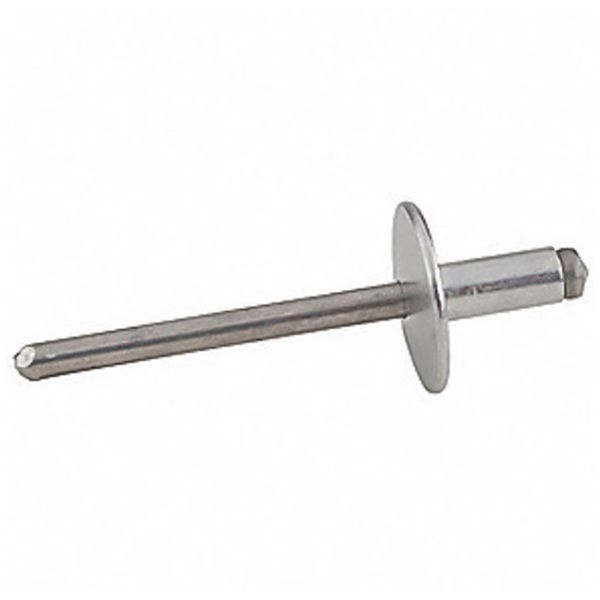 Large Flange Aluminum Blind Rivets, Pop Rivets (silvery)