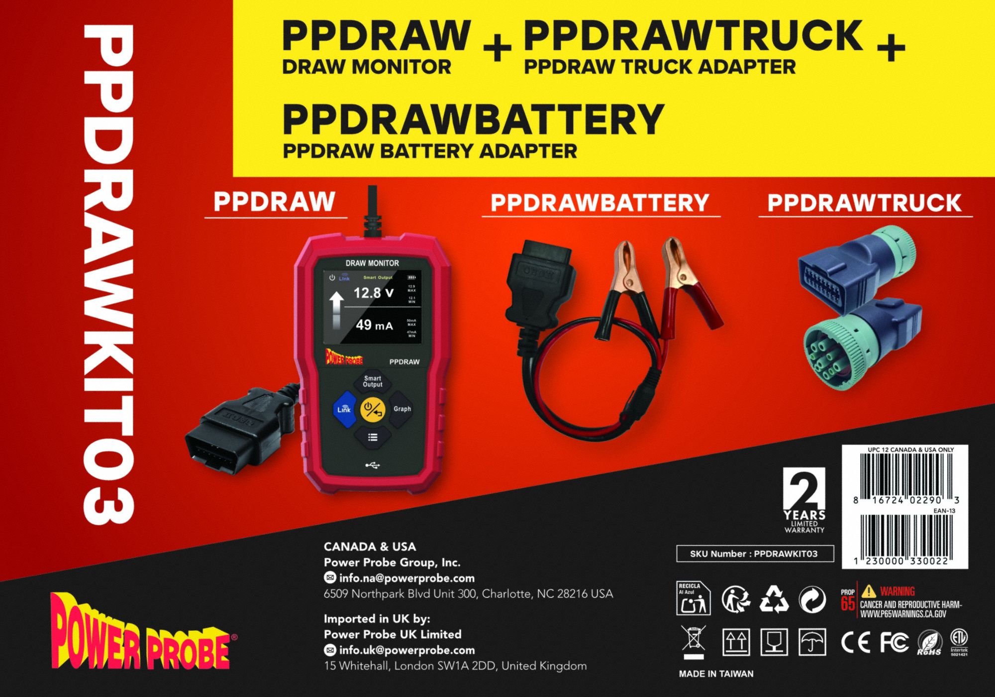 Parasitic Battery Draw Kit - 454GW4|PPDRAWKIT03 - Grainger