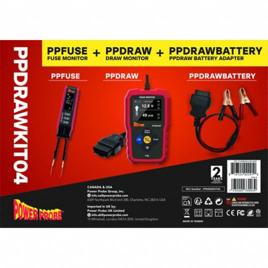 Parasitic Battery Draw Kit - 454GW3|PPDRAWKIT04 - Grainger