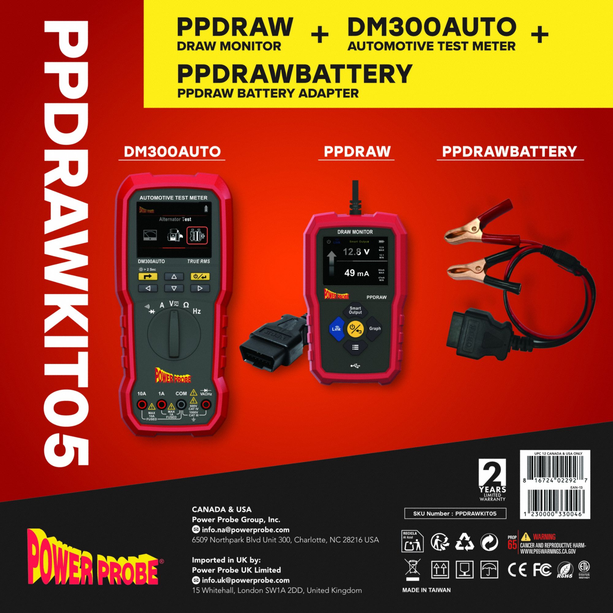 Parasitic Battery Draw Kit - 454GW2|PPDRAWKIT05 - Grainger