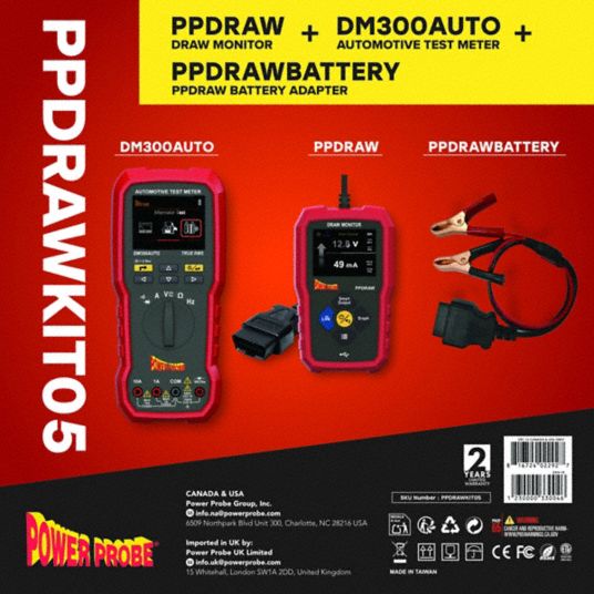 Parasitic Battery Draw Kit - 454GW2|PPDRAWKIT05 - Grainger