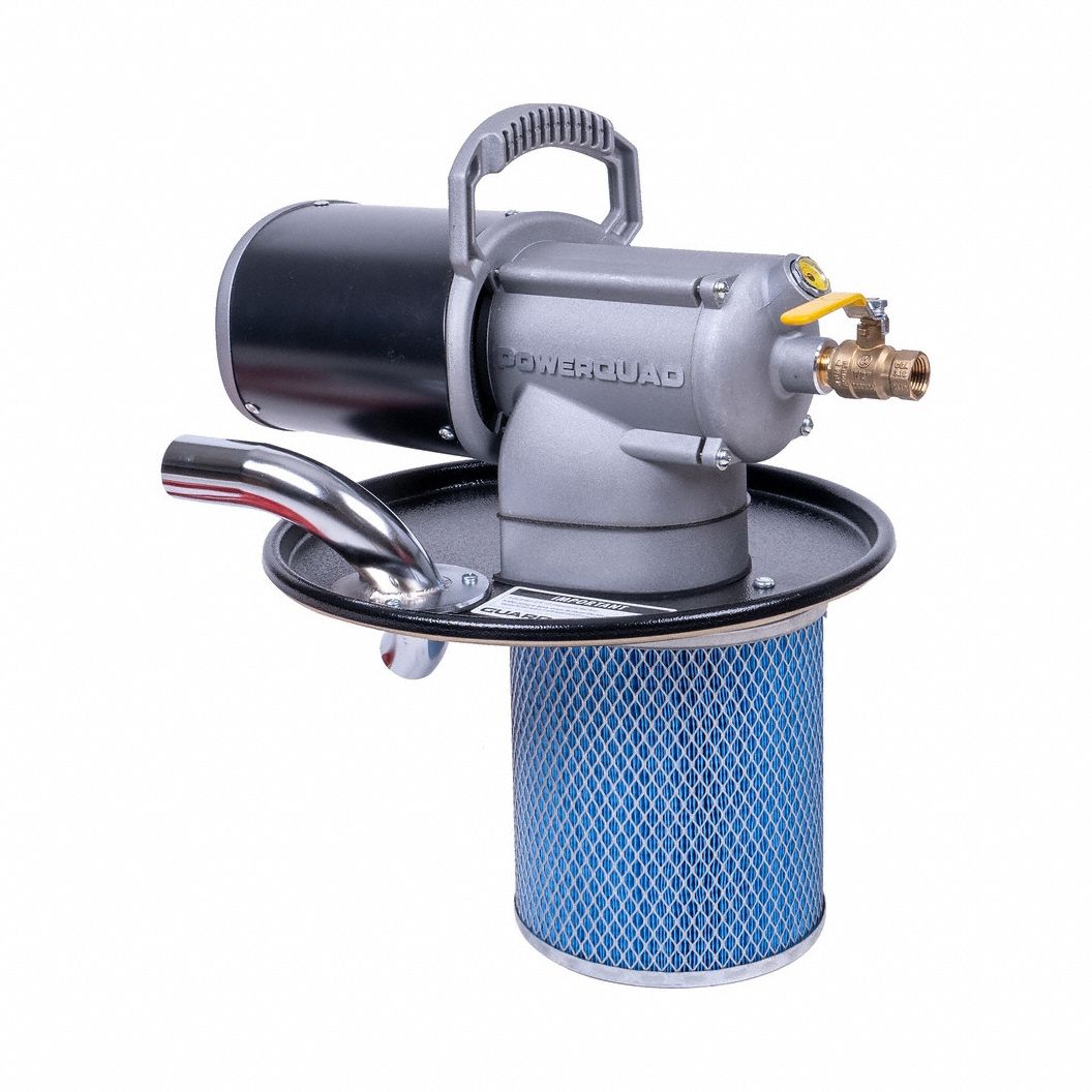 GUARDAIR, Std, Wet/Dry, Pneumatic Drum-Top Vacuum Head - 824LA7 ...