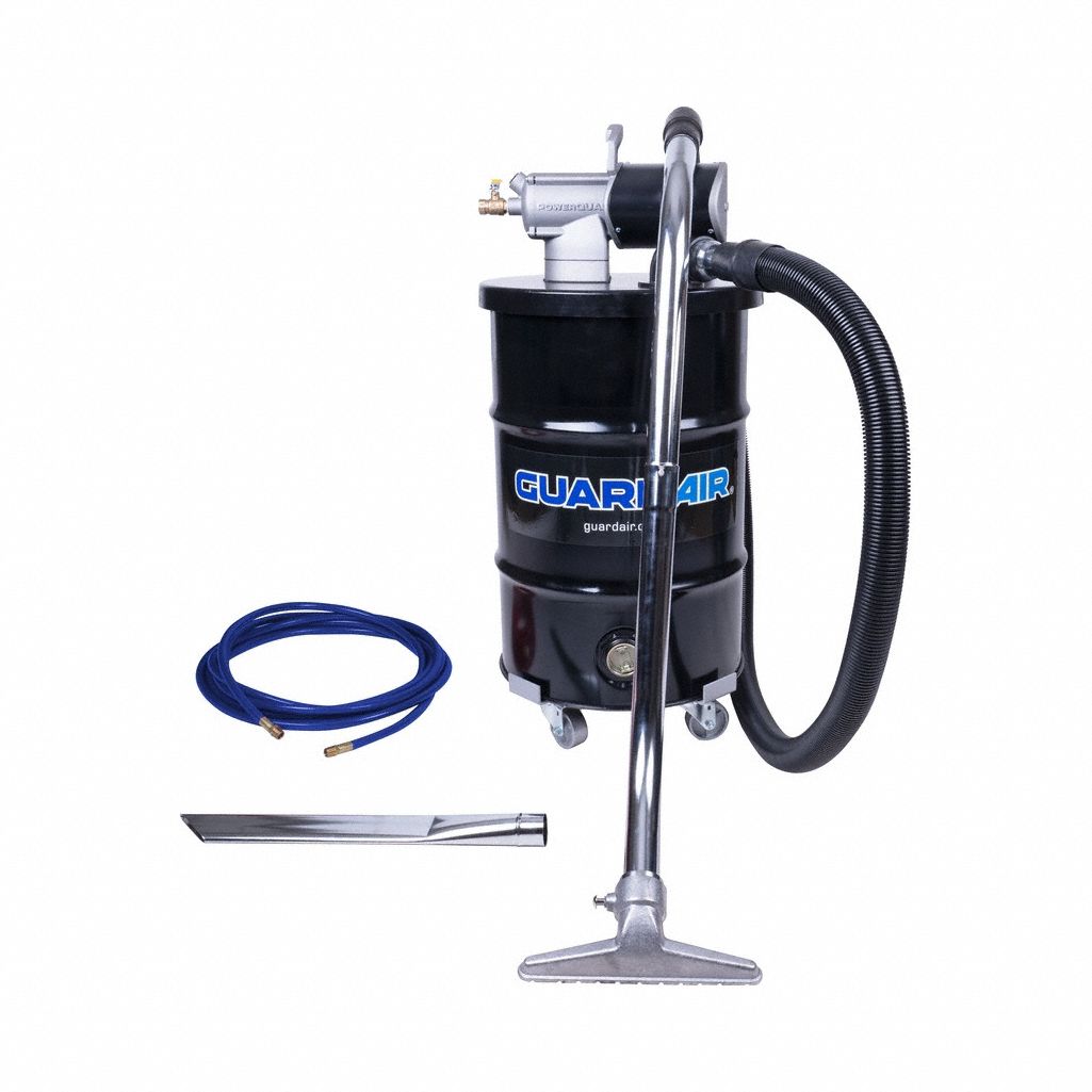 Vacuum Cleaner: Wet/Dry, Std, Steel, 2 in Vacuum Hose Dia, 149 cfm Vacuum Air Flow, NED